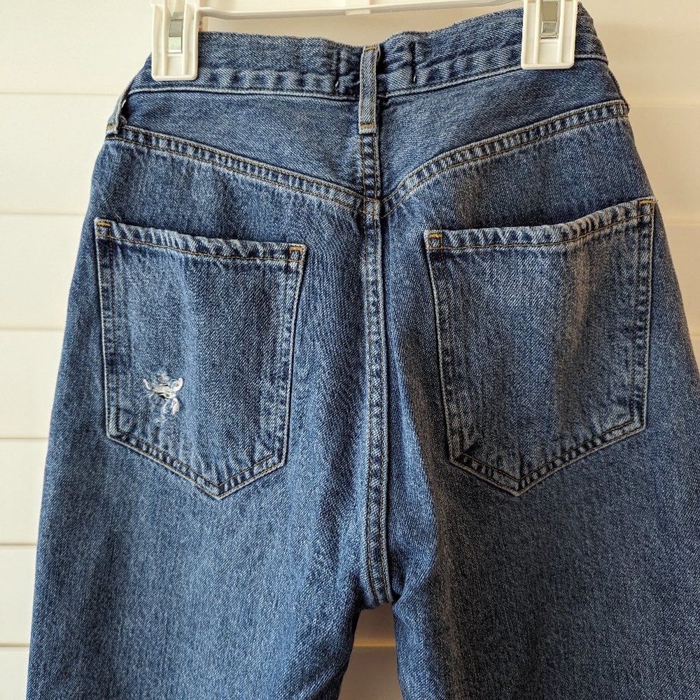 Agolde Riley High Rise Straight Cropped Jeans - Picture 6 of 12